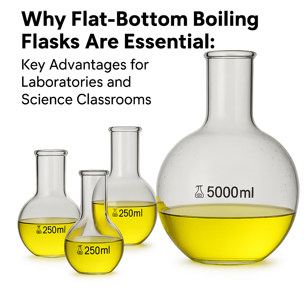 Flat Bottom Boiling Flasks Essentials for Laboratories and Science Classrooms TN Lab Supply