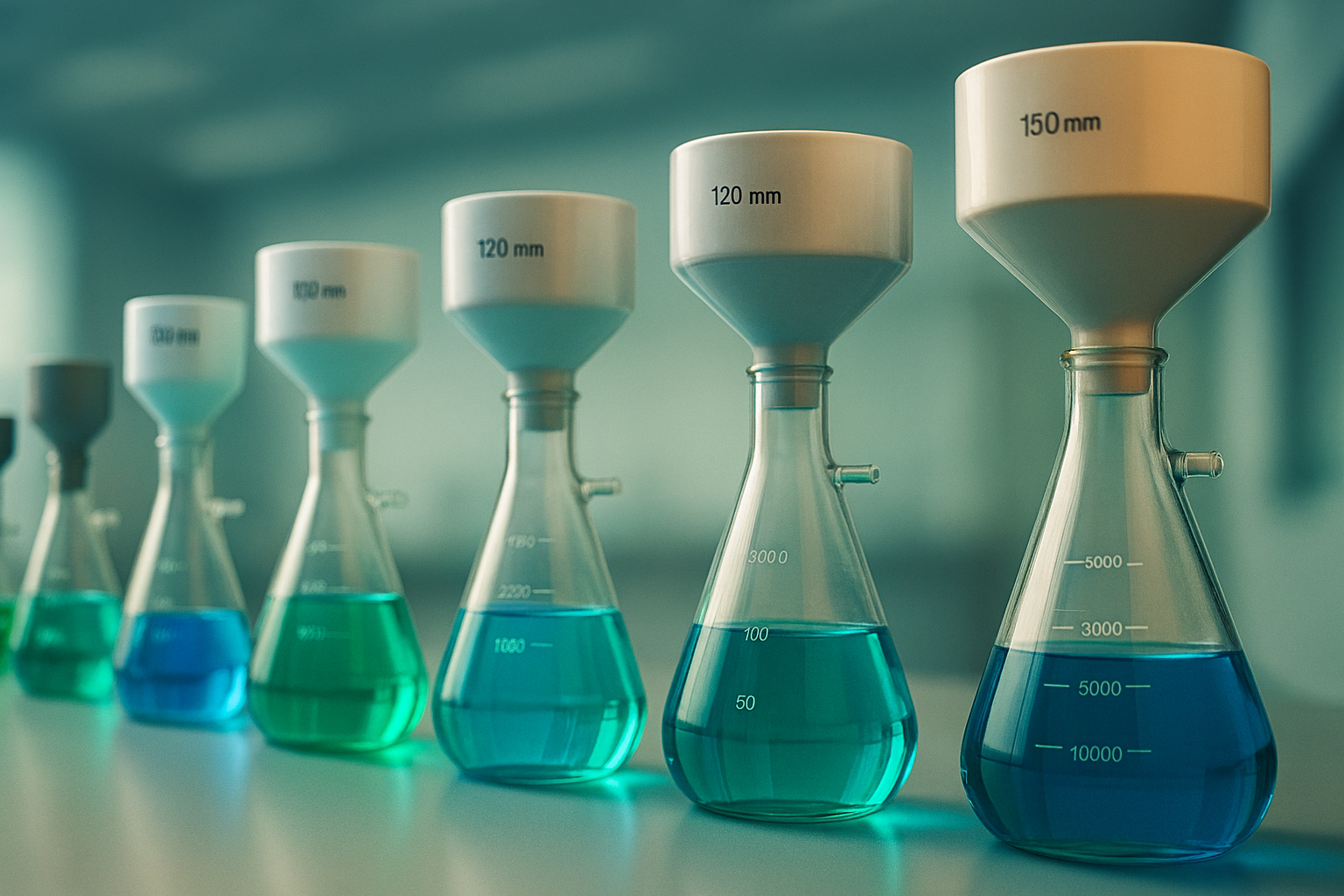 Choosing the Right BΓΌchner Funnel Size and Vacuum Filter Flask for Laboratory Vacuum Filtration TN Lab Supply