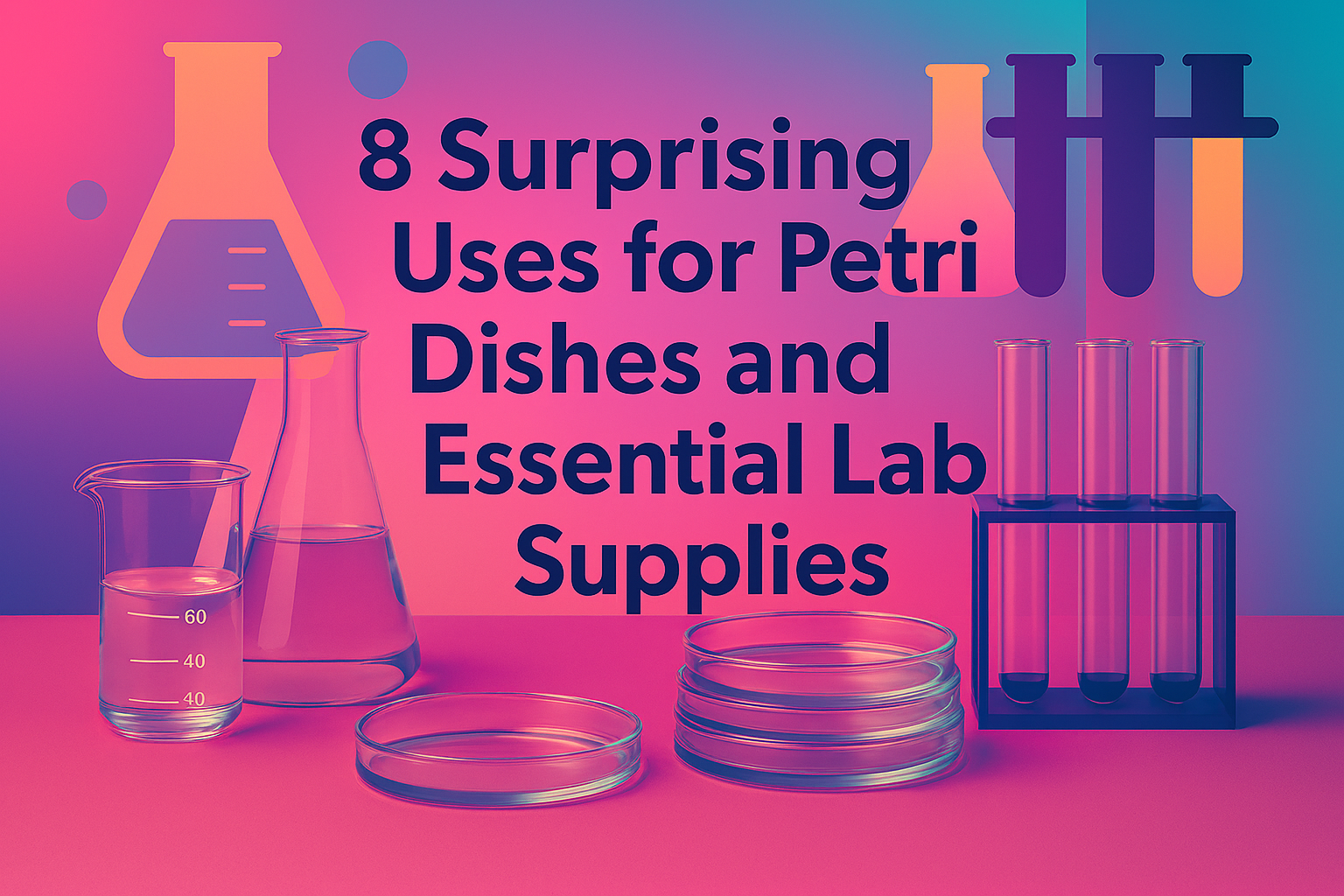 TN Lab 8 Surprising Uses for Petri Dishes and Essential Lab Supplies Petri dishes, flasks, beakers, test tubes