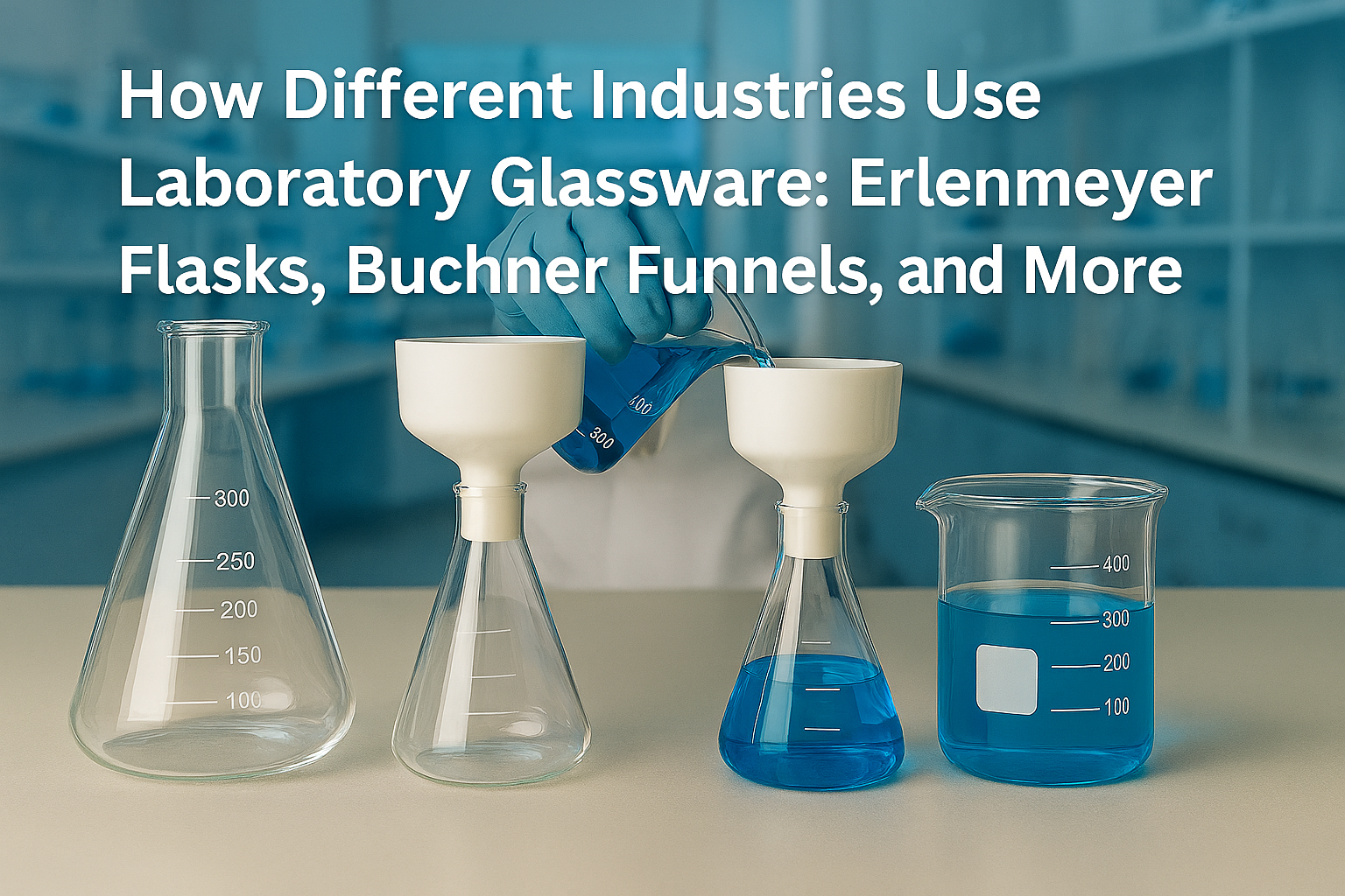 How Different Industries use Laboratory Glassware Pharmaceutical Food Beverage Environmental Science Cosmetics TN Lab