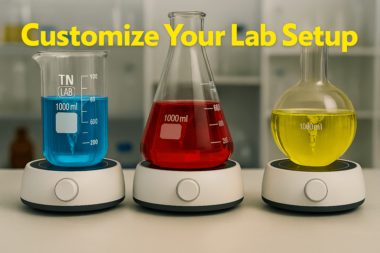 Customize Your Lab Setup: Lab Glassware and Magnetic Stirrers - TN LAB Supply