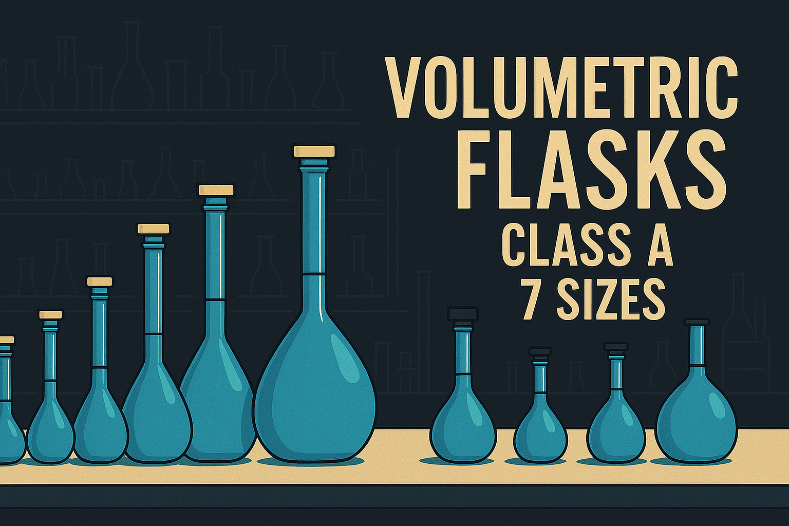 Borosilicate Glass Volumetric Flasks - TN LAB Supply