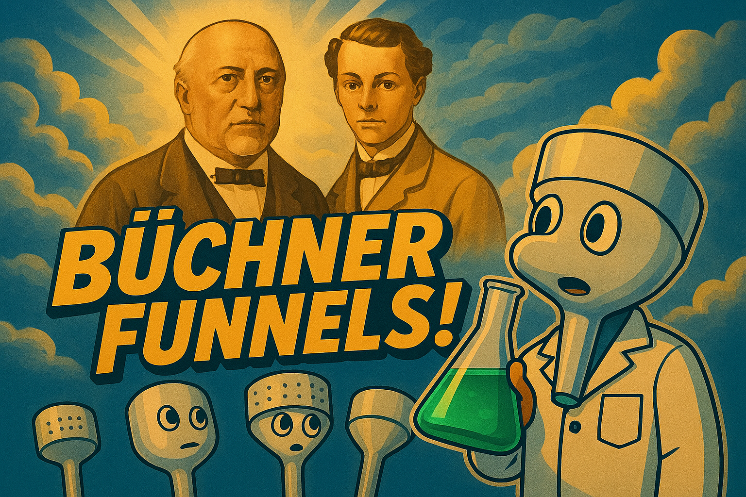 Buchner Funnels - TN LAB Supply Multiple Sizes Available
