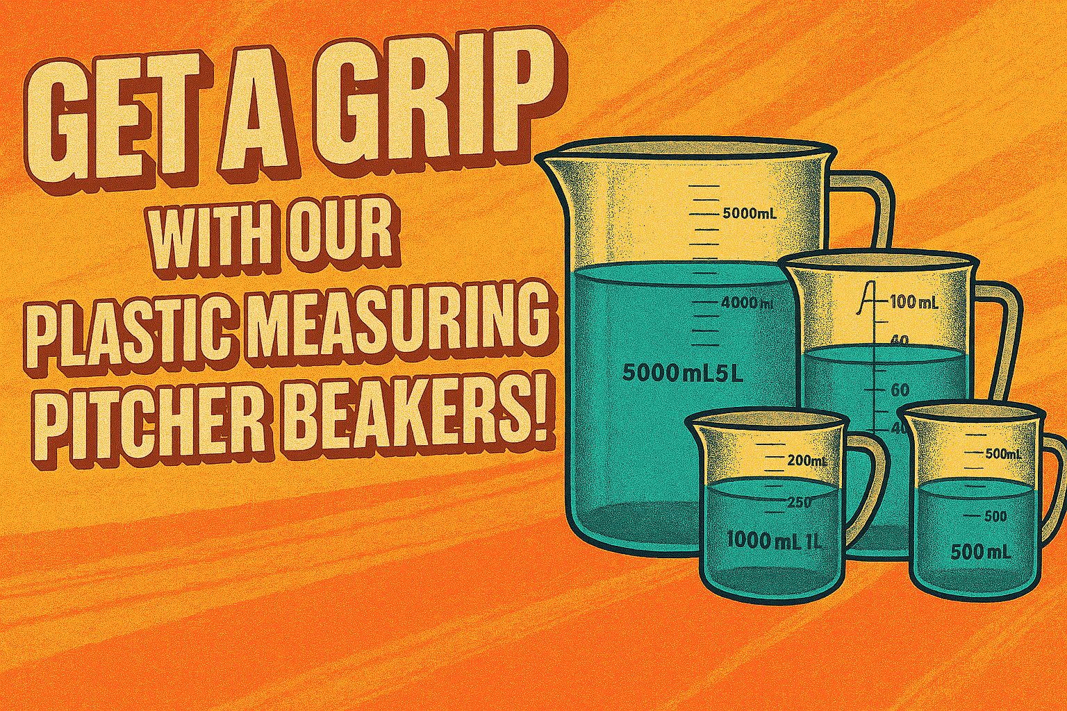 Lab Quality Polypropylene Plastic Pitchers & Beakers - TN LAB Supply