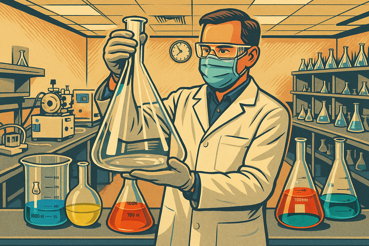 Laboratory Glassware Huge 5 Liter and 10 Liter Sizes Borosilicate Glassware