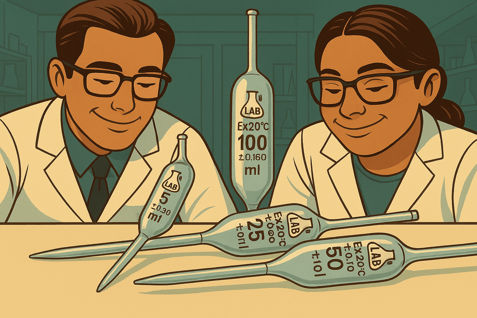 Pipettes Volumetric Bulb Form Borosilicate Glass 4 Sizes - TN LAB Supply