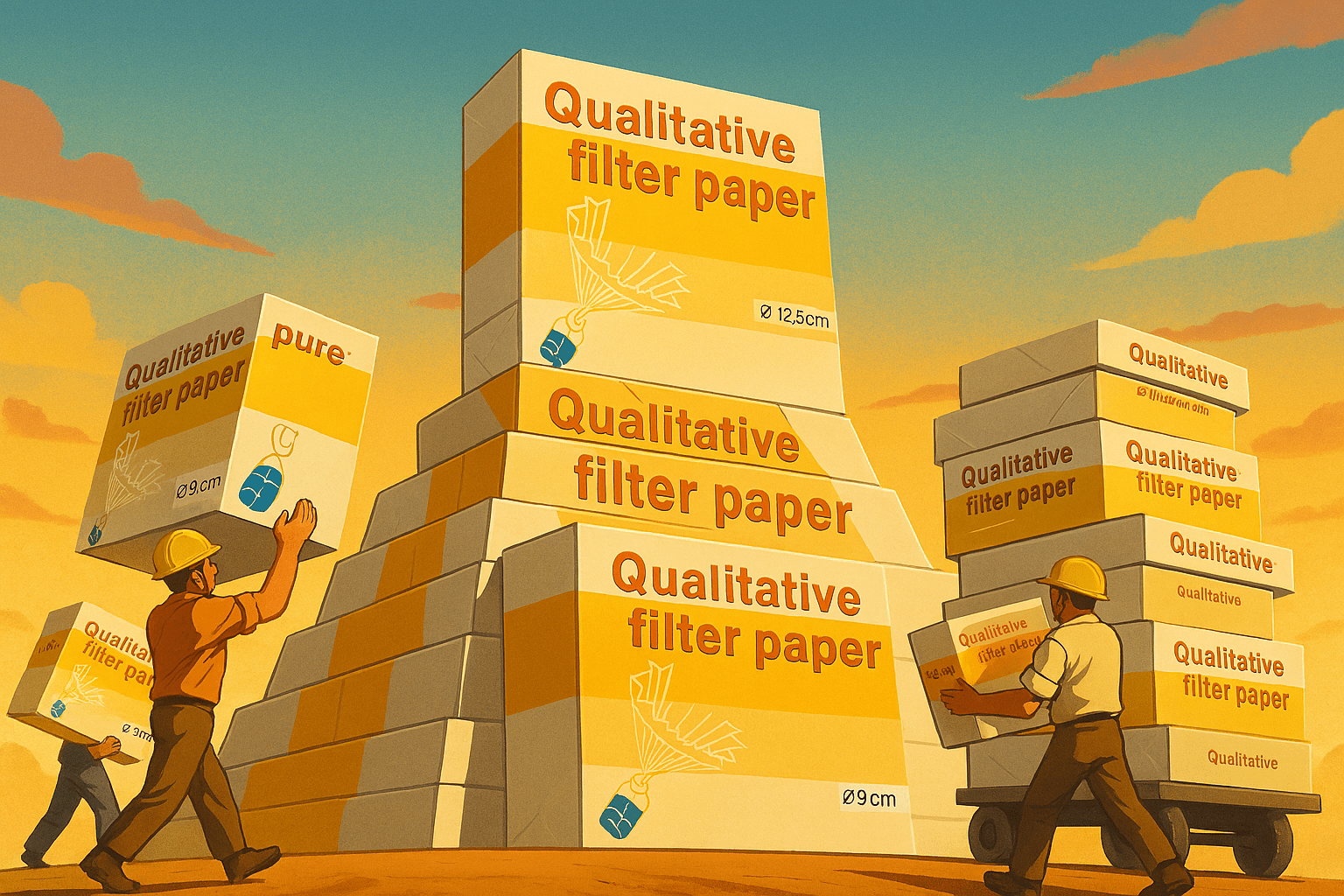 Qualitative Filter Paper Buchner Funnels Multiple Sizes - TN LAB Supply