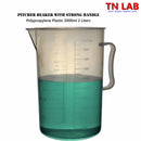 TN LAB Supply Pitcher Beaker 2000ml 2L Lab Quality Polypropylene with Handle