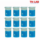 TN LAB Beaker 10ml Borosilicate 3.3 Glass 12-Pack