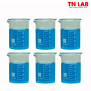 TN LAB Beaker 10ml Borosilicate 3.3 Glass 6-Pack
