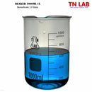 TN LAB Supply 1L 1000ml Beaker Borosilicate 3.3 Glass