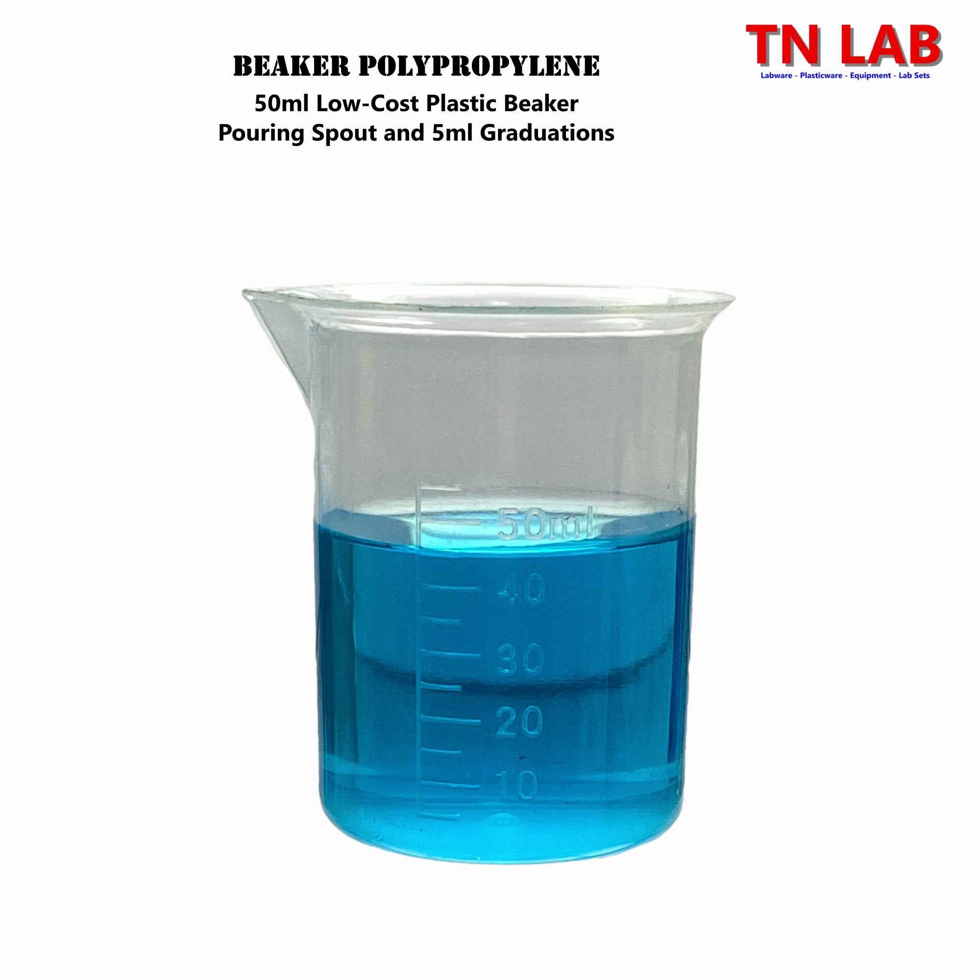 Beaker Low-Cost Polypropylene Plastic 50ml