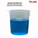 TN LAB Supply Beaker Lab-Quality 200ml Polypropylene