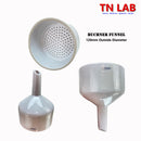 TN LAB Supply Buchner Funnel 120mm Porcelain 3-Views