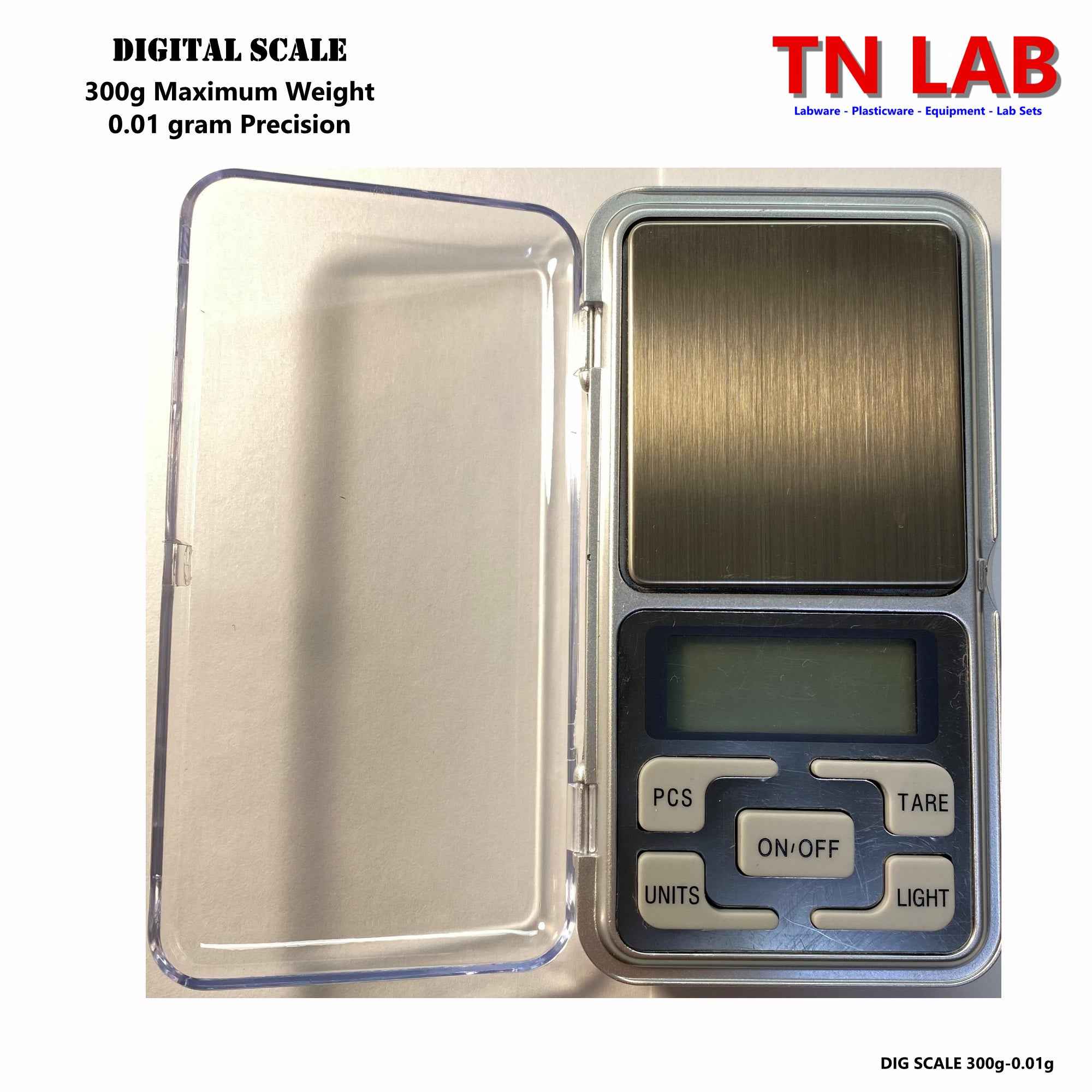 Scale Digital Electronic - 0.01 gram Precision - 300 gram Max