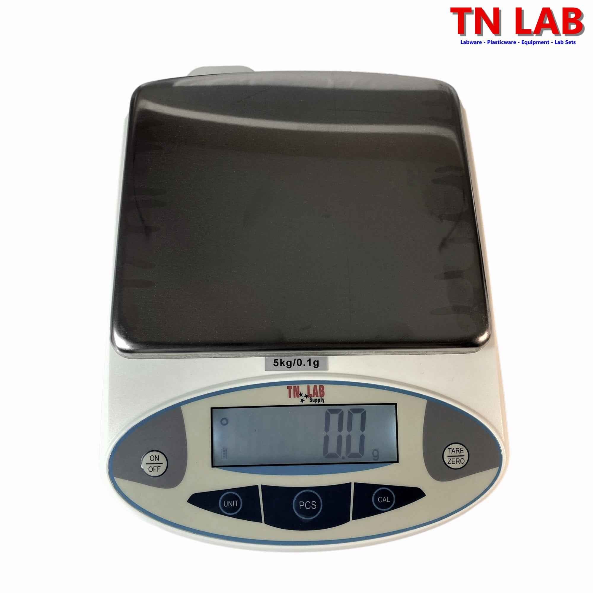 Scale Digital Electronic - 0.1 gram Precision - 5kg Max - Digital Scale Laboratory Chemistry Kitchen Scientific