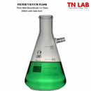 TN LAB Supply 500ml Filter Flask Vacuum Flask with Side Arm Buchner Funnel