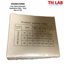 TN LAB Supply Filter Paper 7cm 70mm Qualitative Slow Flow Buchner Funnel