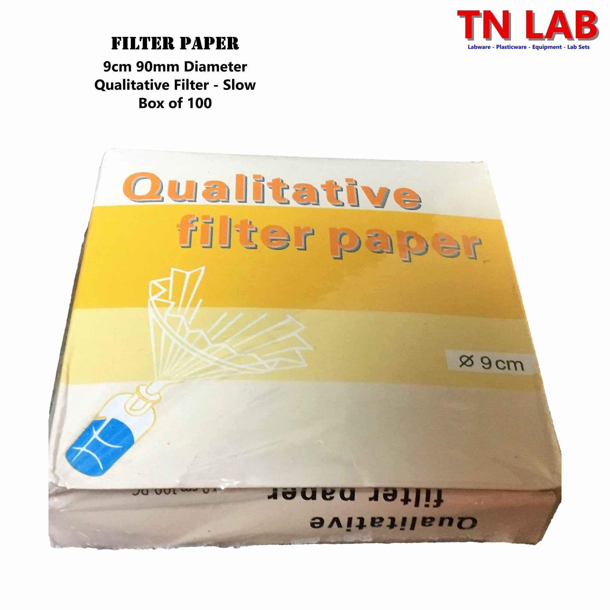 Filter Paper 11-15 Micron Qualitative Slow Size: 7-9-11-12.5-14-18cm