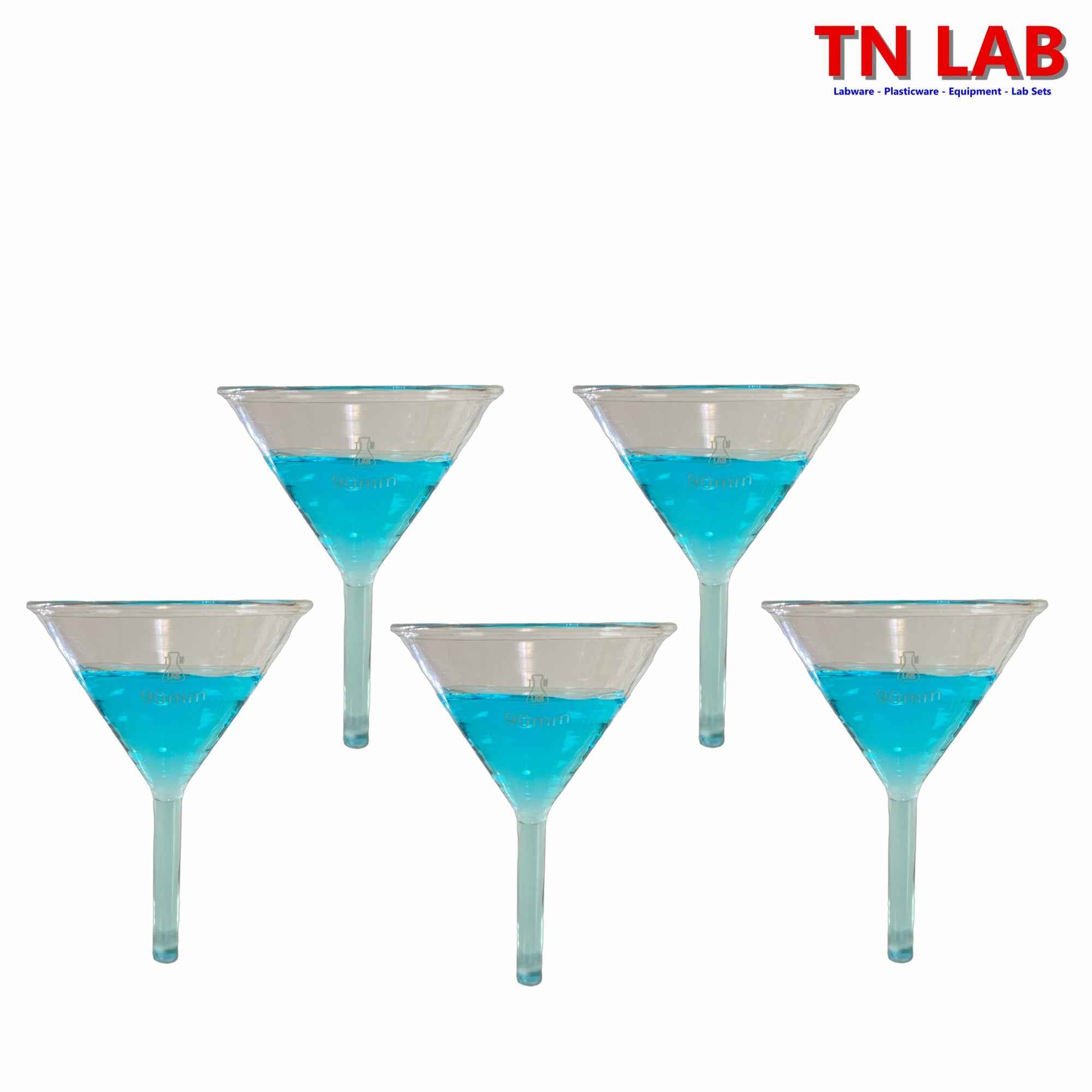 Funnel Borosilicate Glass 90mm Funnel