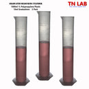 TN LAB Supply Graduated Measuring Cylinder 1000ml 1L Polypropylene Plastic PP GMC 3-Pack