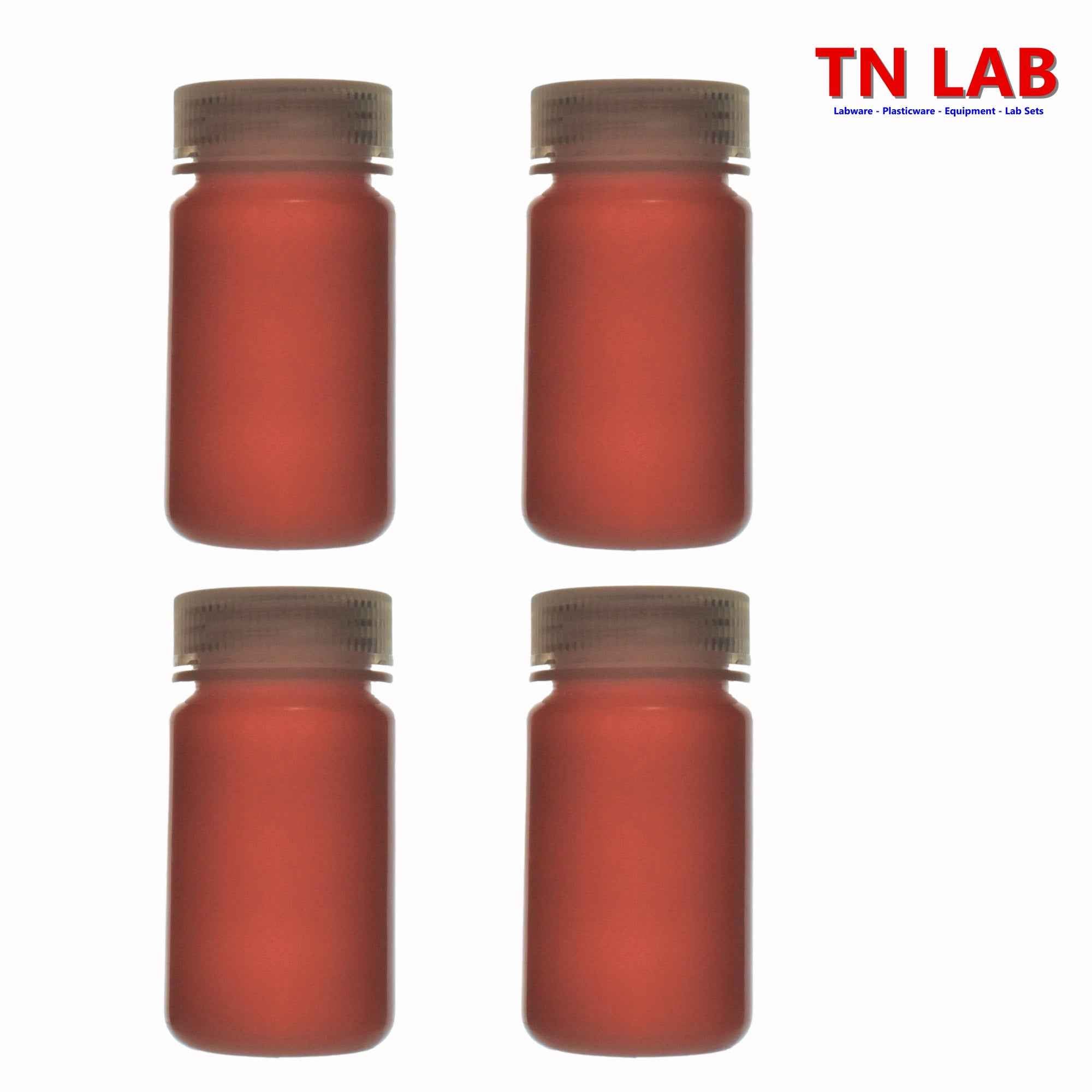 Reagent Wide-Mouth Sample Storage Bottle Polypropylene Plastic 125ml
