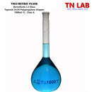 TN LAB Supply 1000ml 1L Volumetric Flask Class A Borosilicate 3.3 Glass