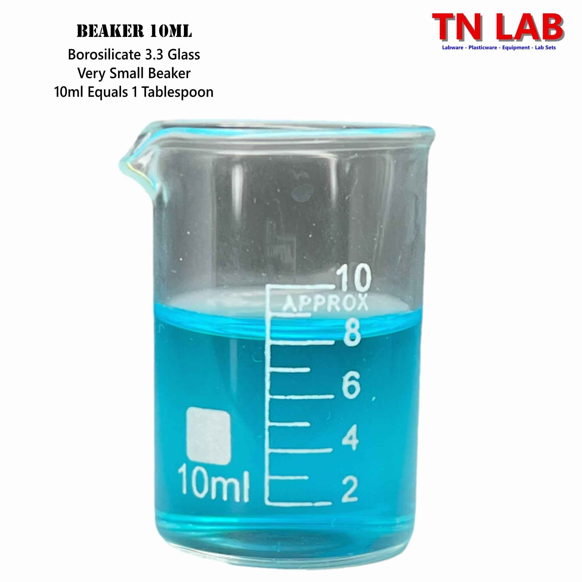 Beaker Borosilicate Glass with Graduations 10ml - TN LAB Supply