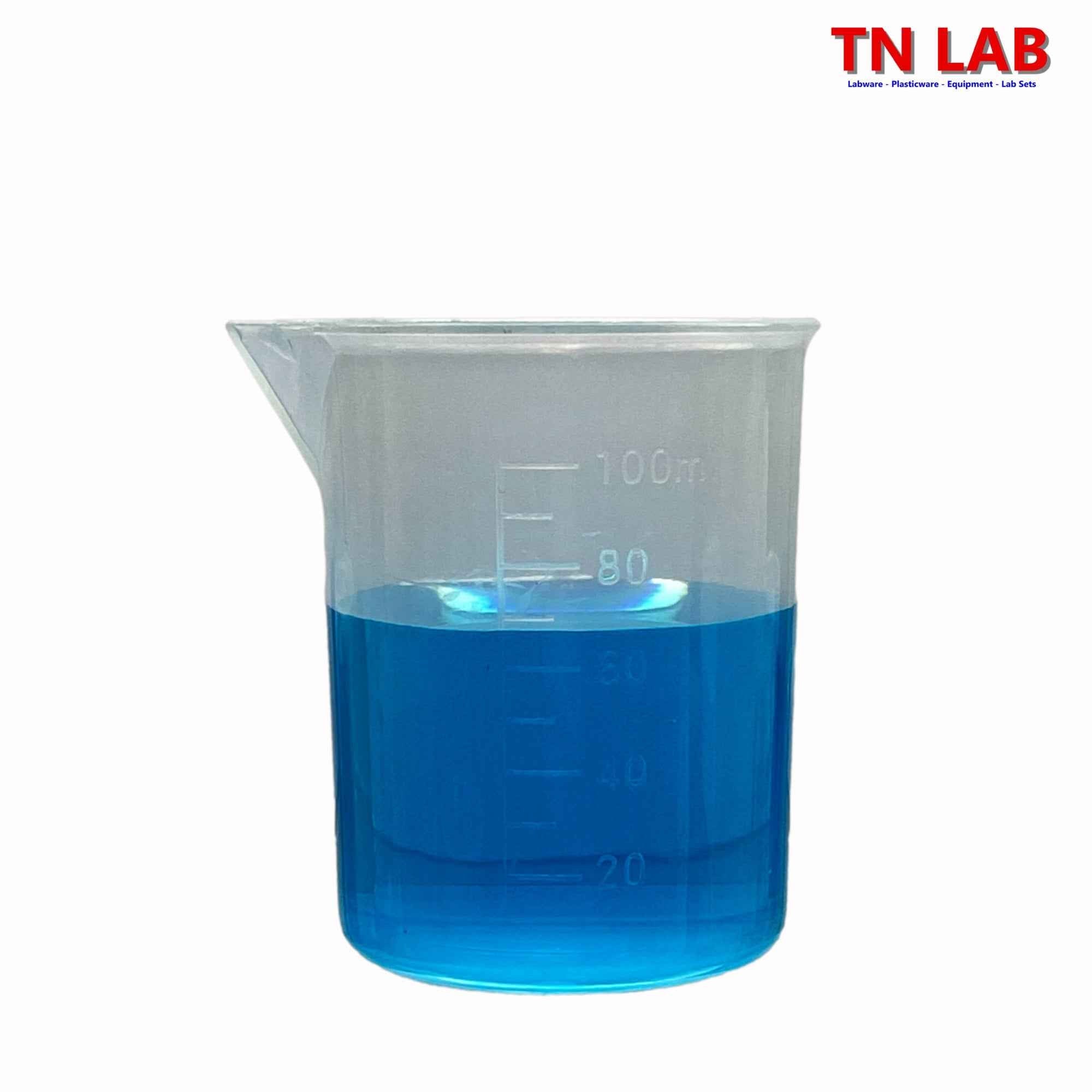 Beaker Low - Cost Polypropylene Plastic 100ml - TN LAB Supply