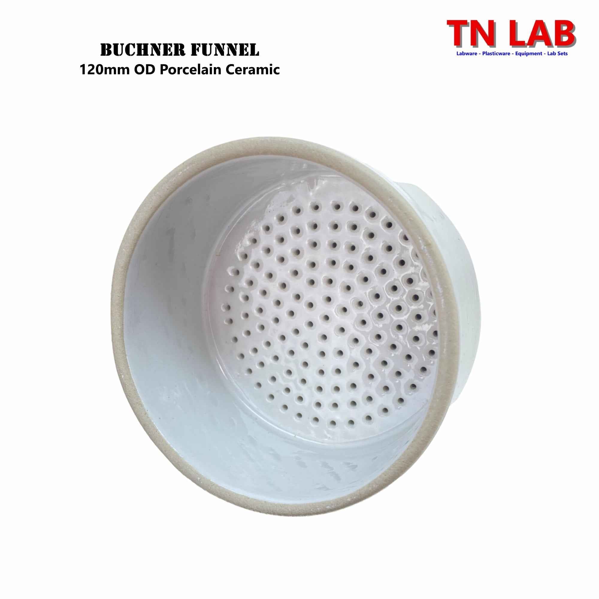 Buchner Funnel Kit Filter Flask SET 120mm Funnel and 1000ml 1L Vacuum Flask - TN LAB Supply