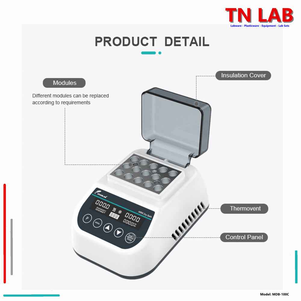 Dry Bath Incubator MDB - 100C Mini - TN LAB Supply