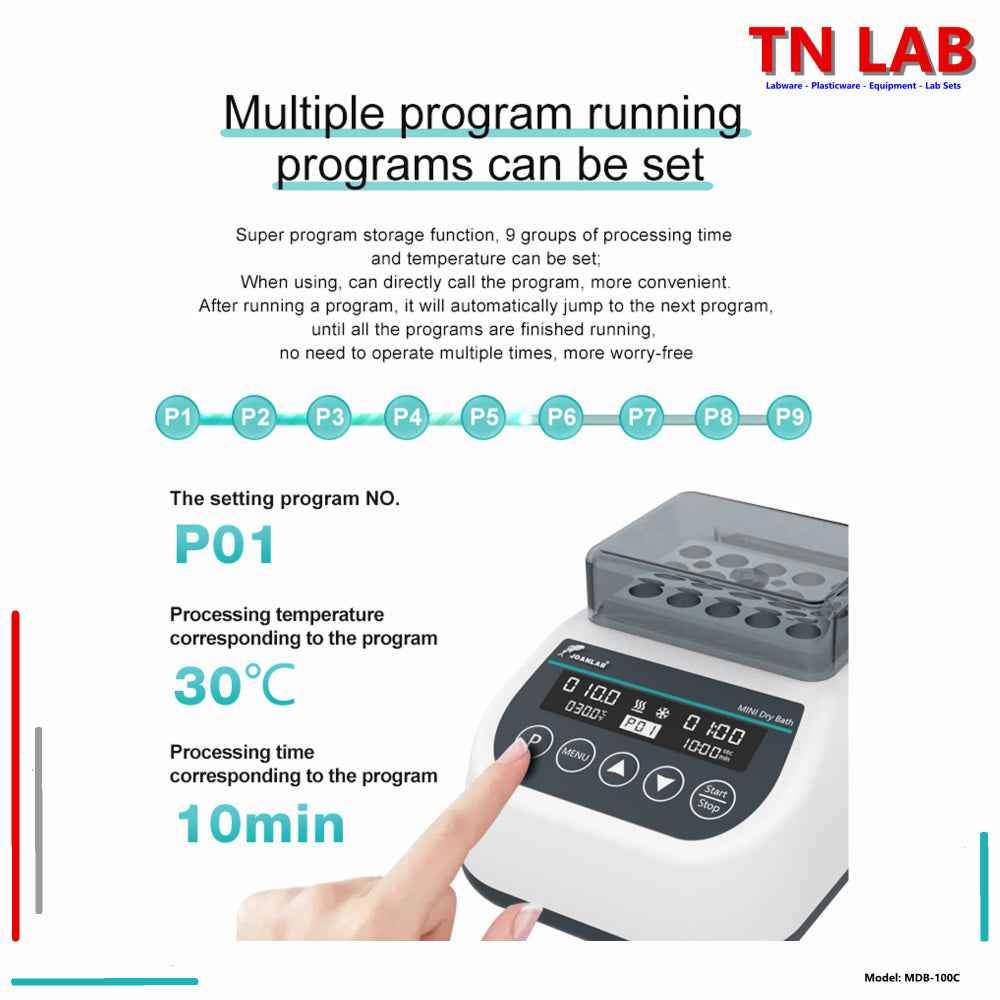 Dry Bath Incubator MDB - 100C Mini - TN LAB Supply