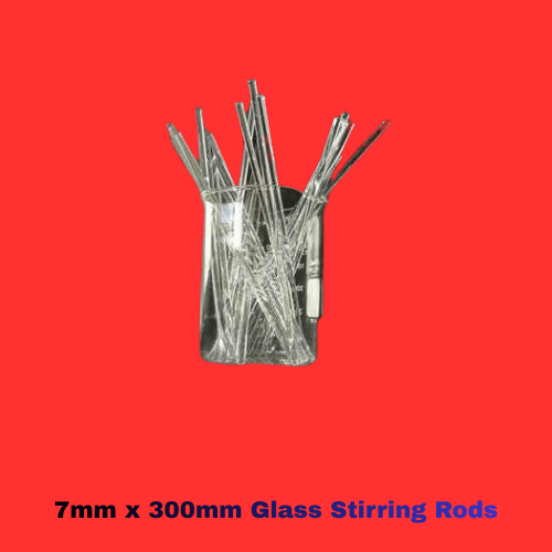 Glass Rod 7 mm x 300 mm Lab Stirring Rod - TN LAB Supply