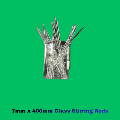 Glass Rod 7 mm x 400 mm Lab Stirring Rod - TN LAB Supply