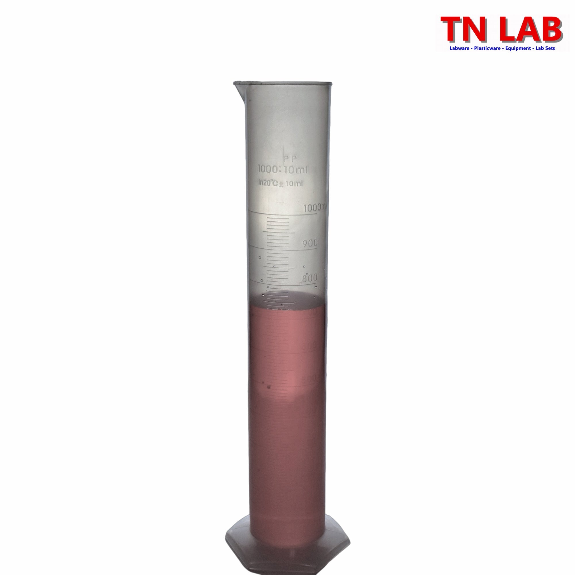 Graduated Measuring Cylinder Polypropylene 1,000ml 1L - TN LAB Supply