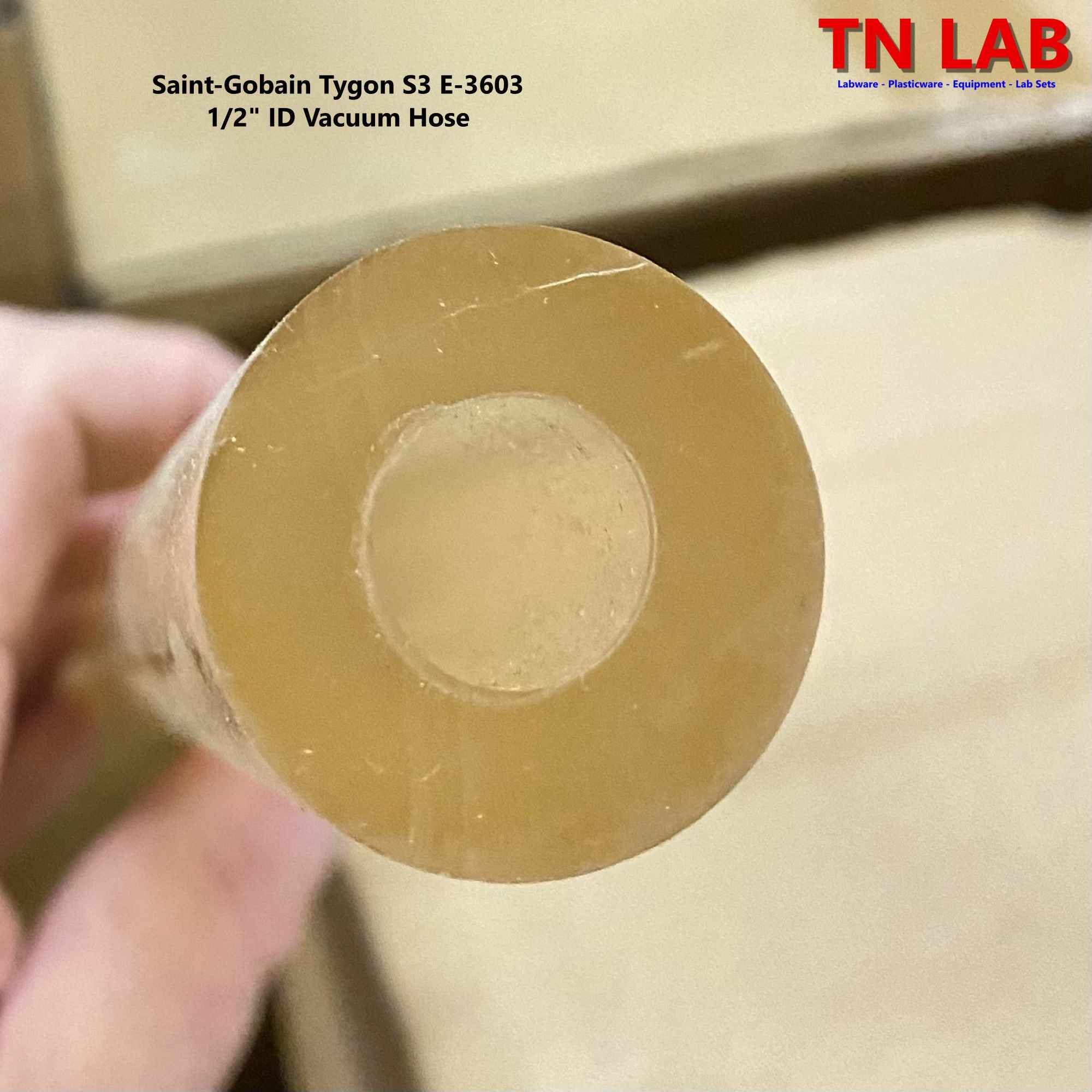 Hose Vacuum Tygon S3 E - 3603 1/2" ID - 1 1/8" OD - 1/4" Wall - TN LAB Supply