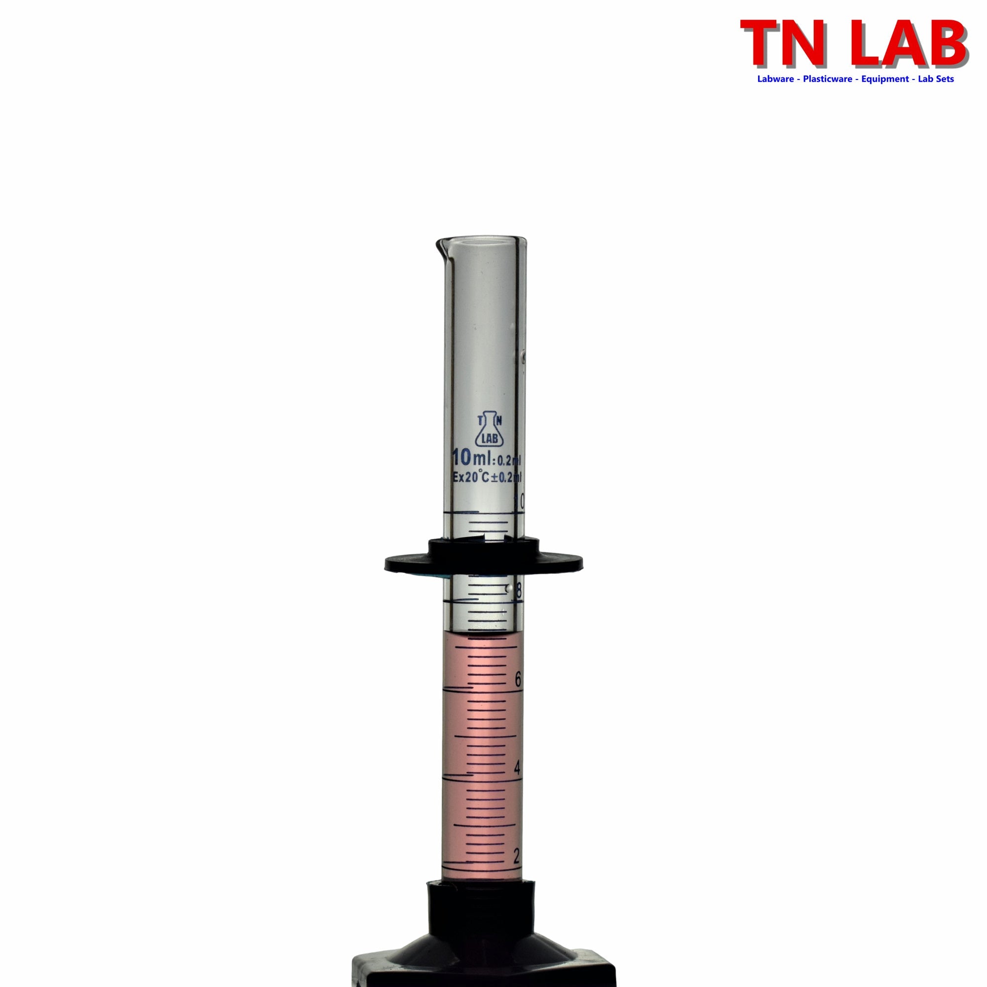 Measuring Cylinder 10ml Class A Borosilicate Glass with Plastic Base - TN LAB Supply