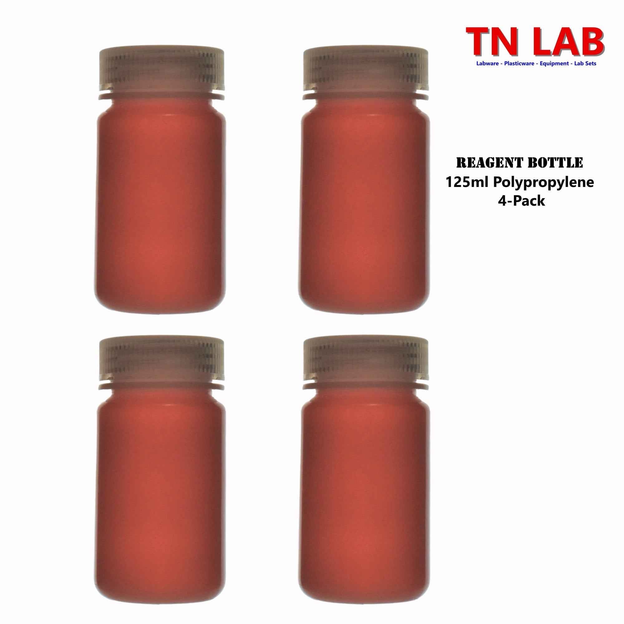 Reagent Wide - Mouth Sample Storage Bottle Polypropylene Plastic Family - TN LAB Supply