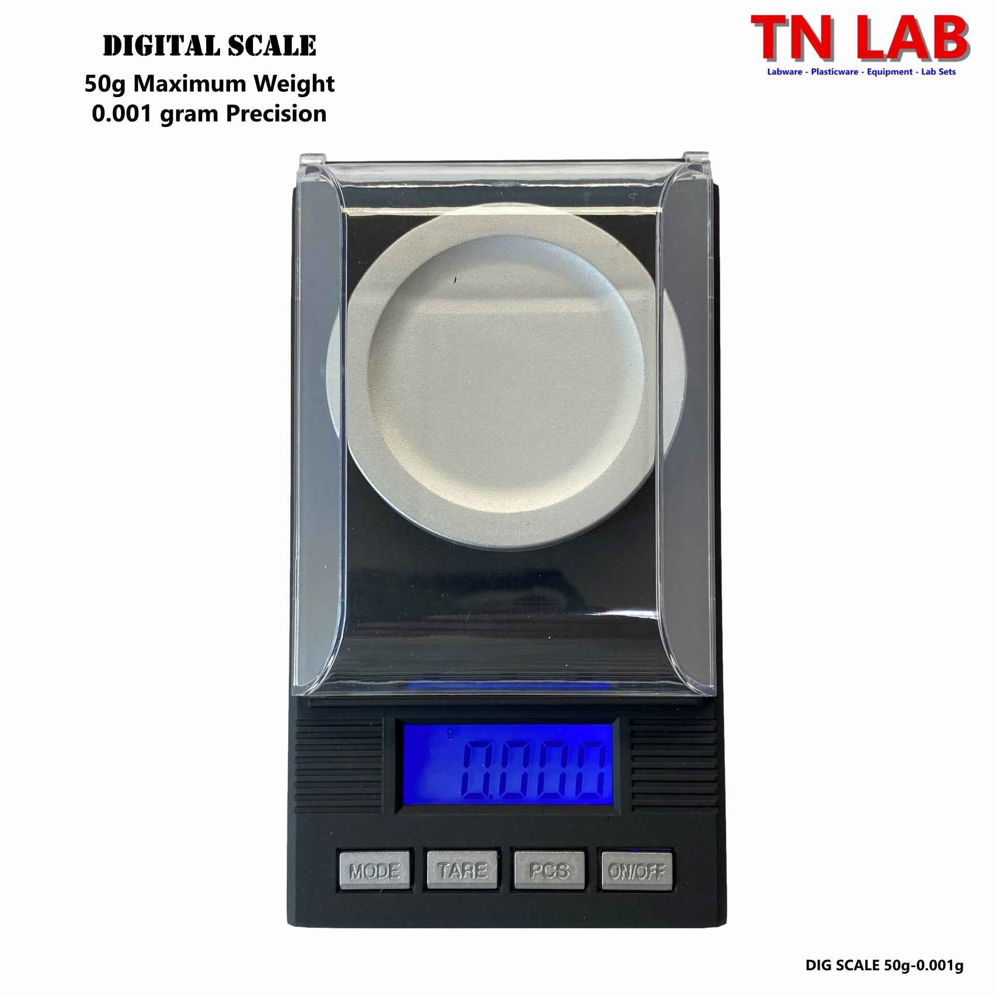 Scale Digital Electronic - 0.001 gram Precision - 50 grams Maximum - TN LAB Supply