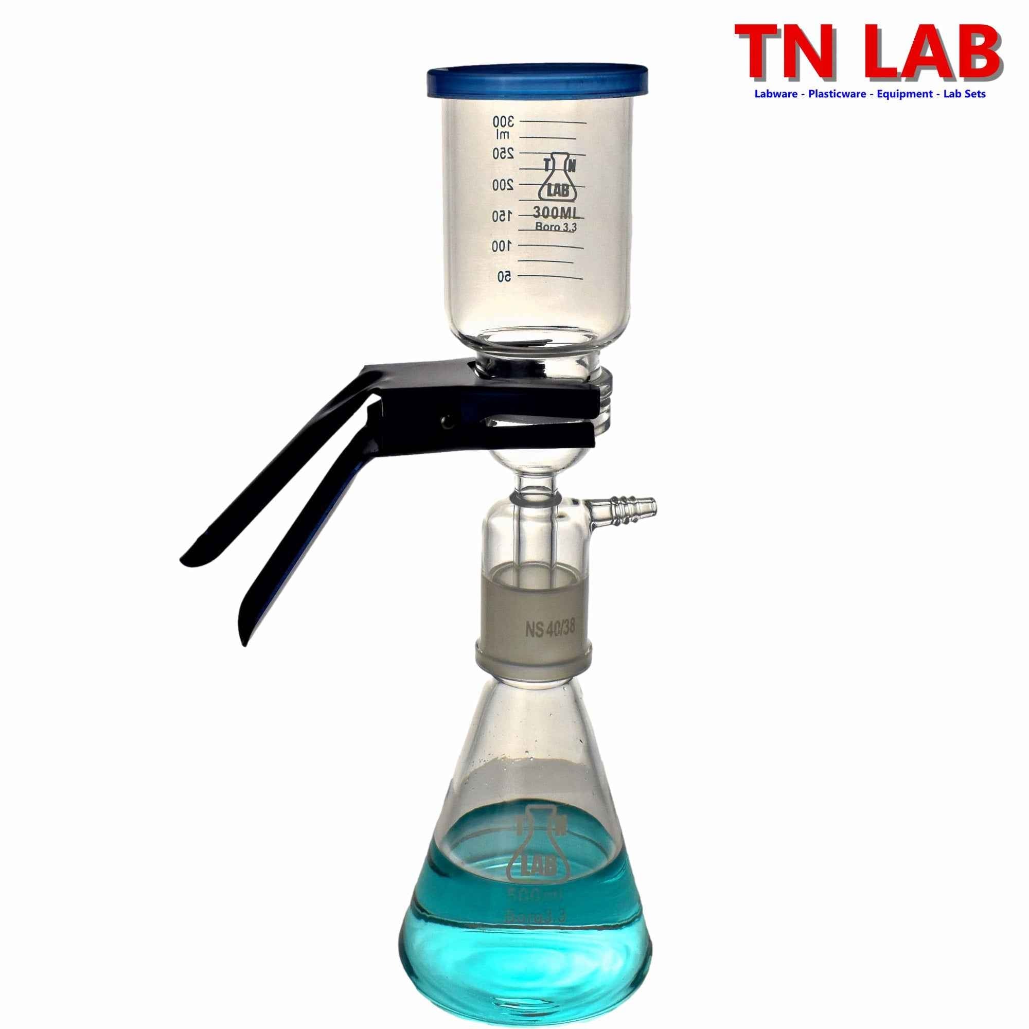 Vacuum Filtration Apparatus Kit Frit Filter Borosilicate Glass 500ml - TN LAB Supply