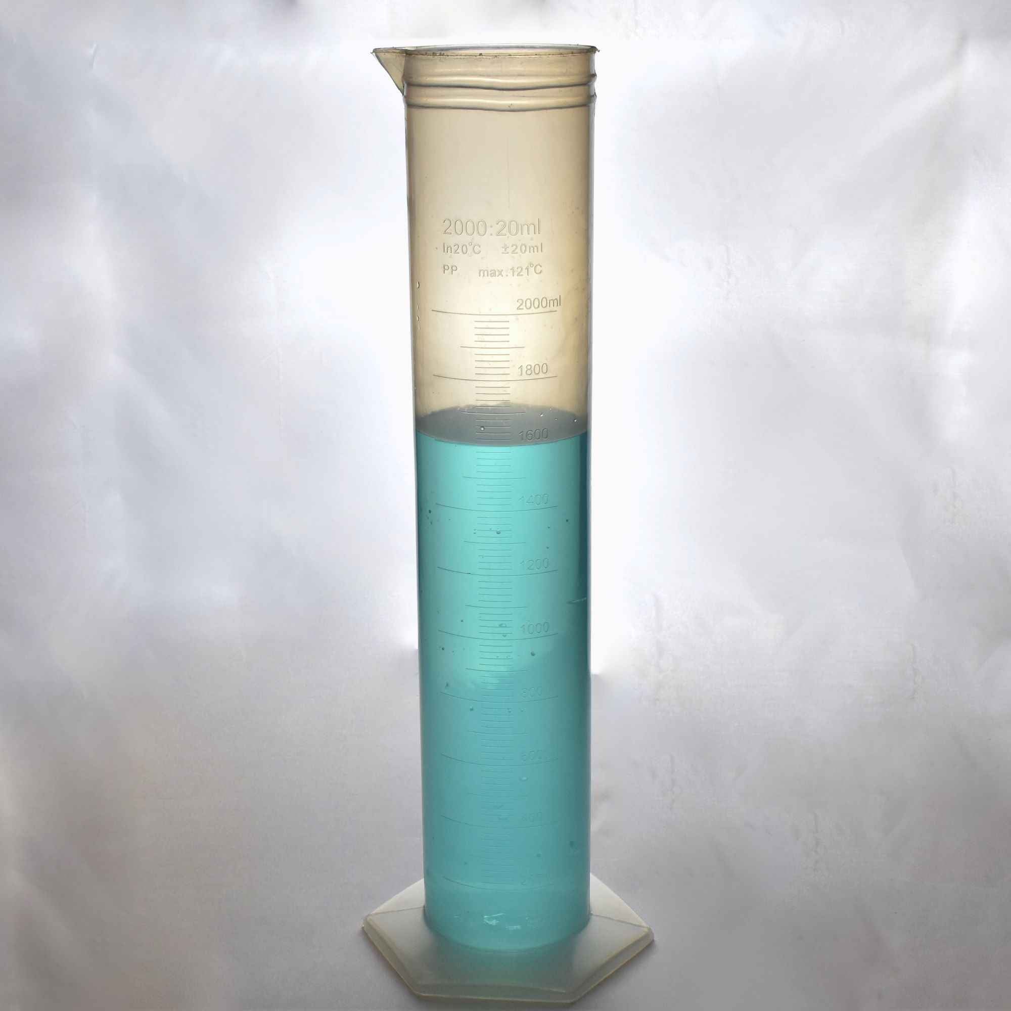 Graduated Measuring Cylinder Polypropylene 2,000ml 2L SECONDS