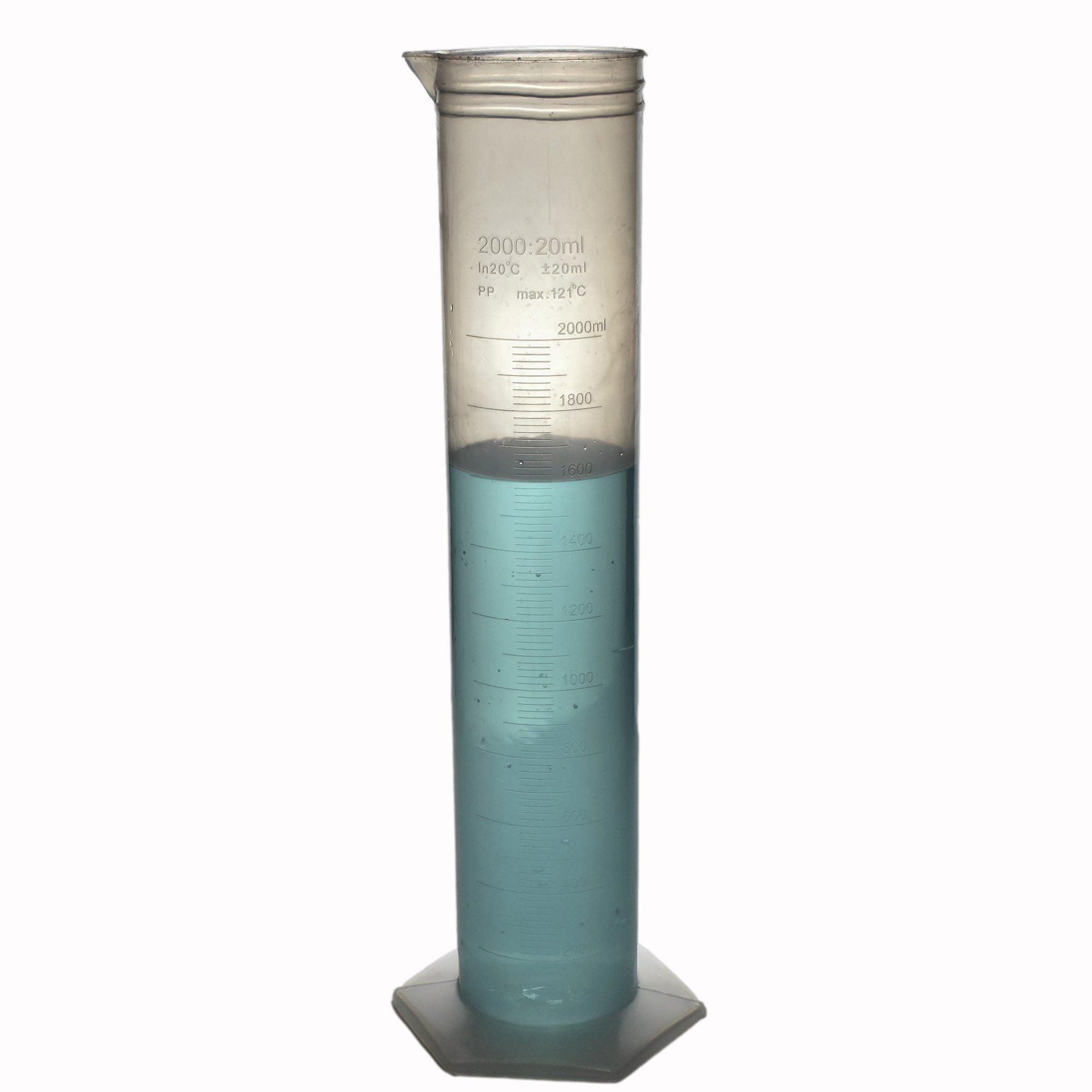 Graduated Measuring Cylinder Polypropylene 2,000ml 2L SECONDS