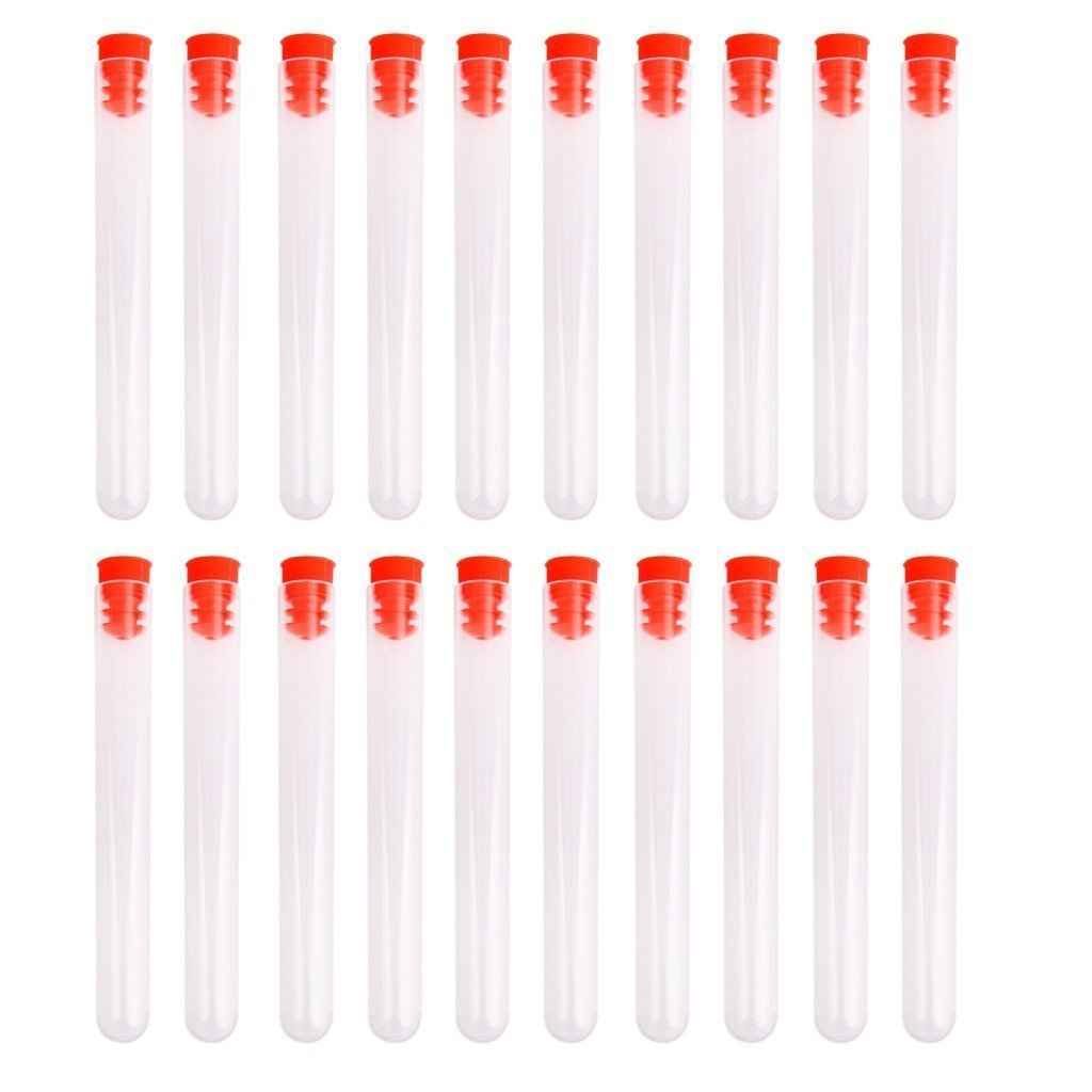 Centrifuge Polystyrene Cap Test Tube 12x100mm Red Triple - Seal Stopper - TN LAB Supply