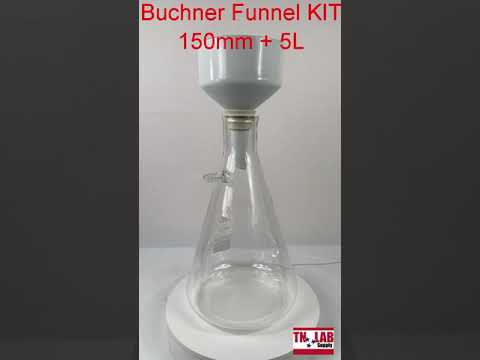 TN LAB 150mm Buchner Funnel and 5L Filter Flask Set Kit Video