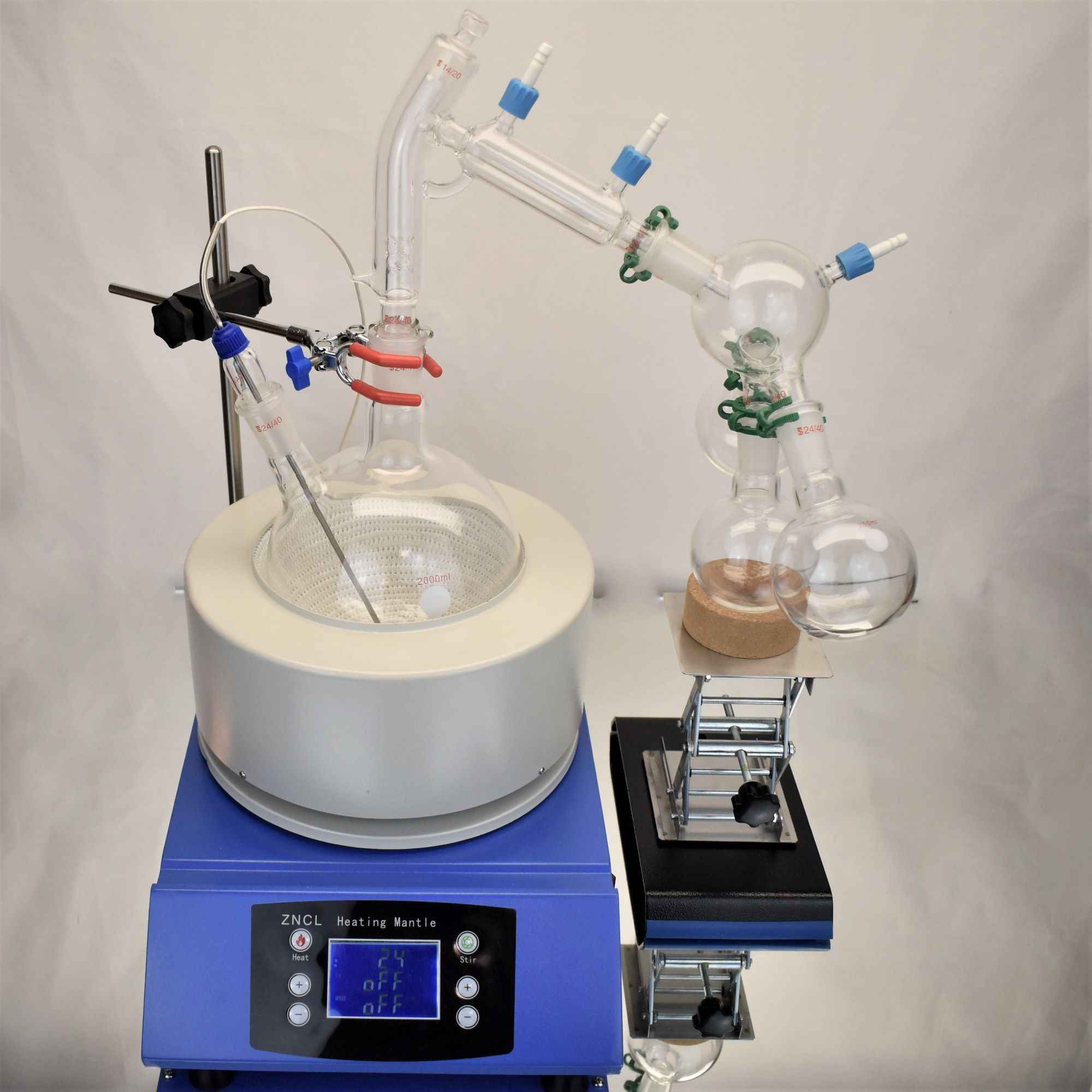 Short - Path Distillation System 2000ml 2L Essential Oil Distillation - TN LAB Supply