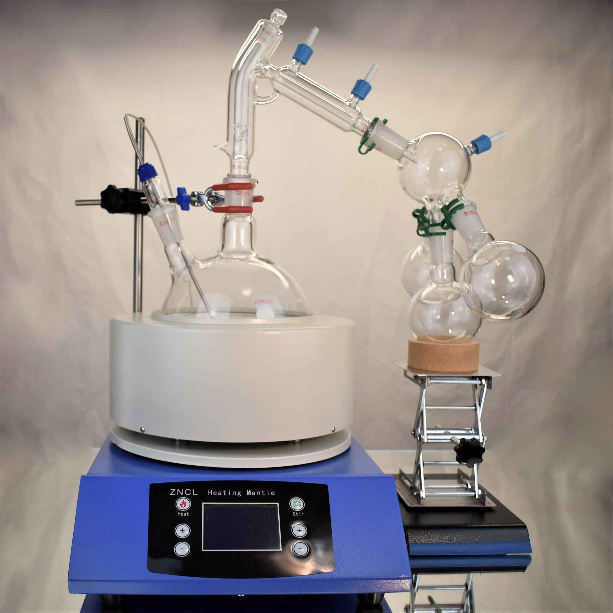 Short - Path Distillation System 2000ml 2L Essential Oil Distillation - TN LAB Supply