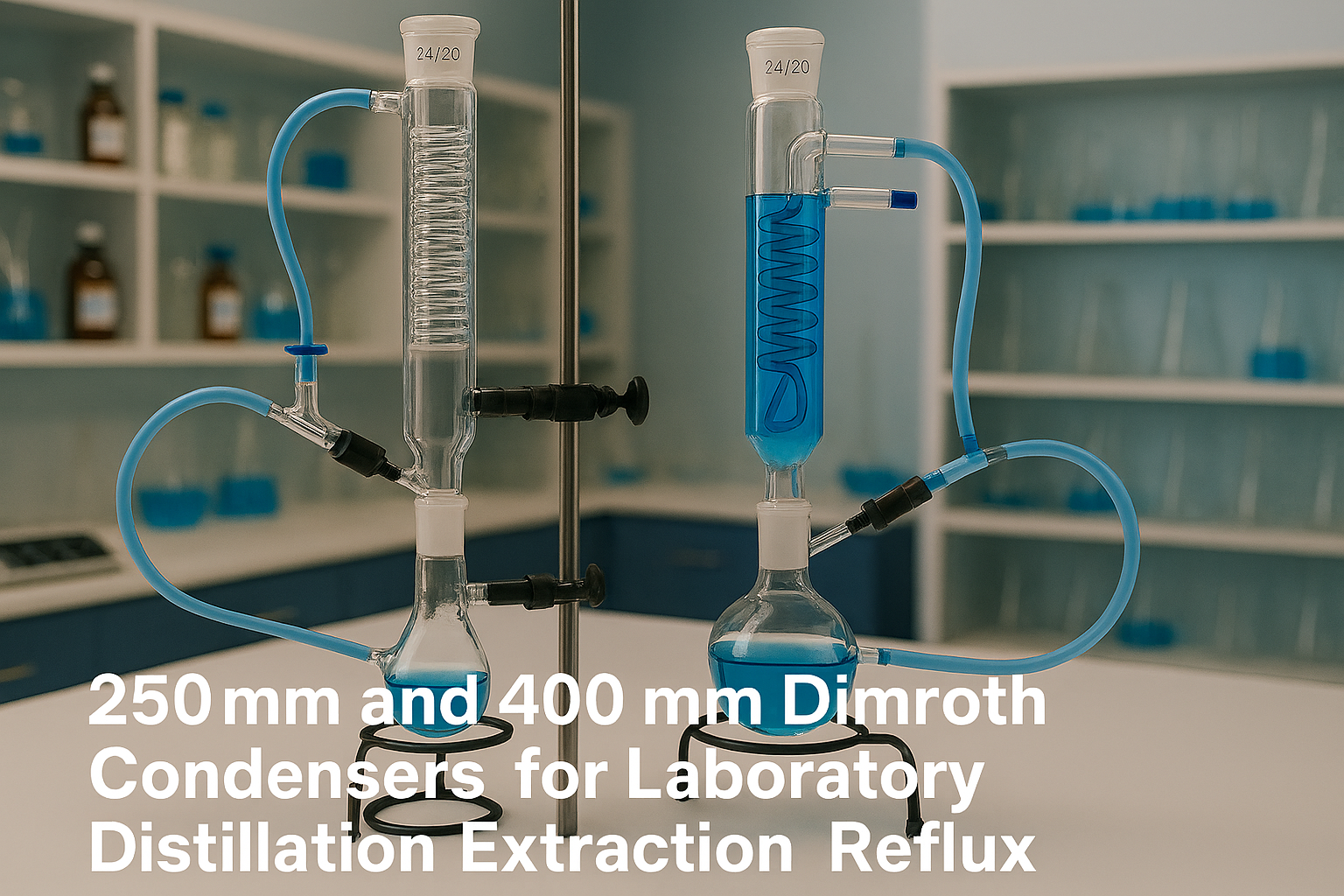 Why 250mm and 400mm Dimroth Condensers Are Essential for Distillation, Extraction & Reflux