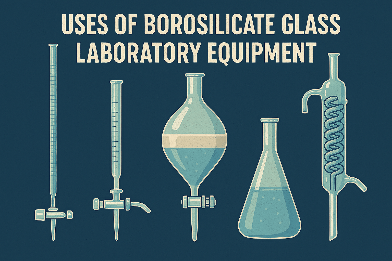 Borosilicate Glass Burettes, Separating Funnels and Dimroth Condensers: Essential Laboratory Glassware and Their Uses - TN LAB Supply