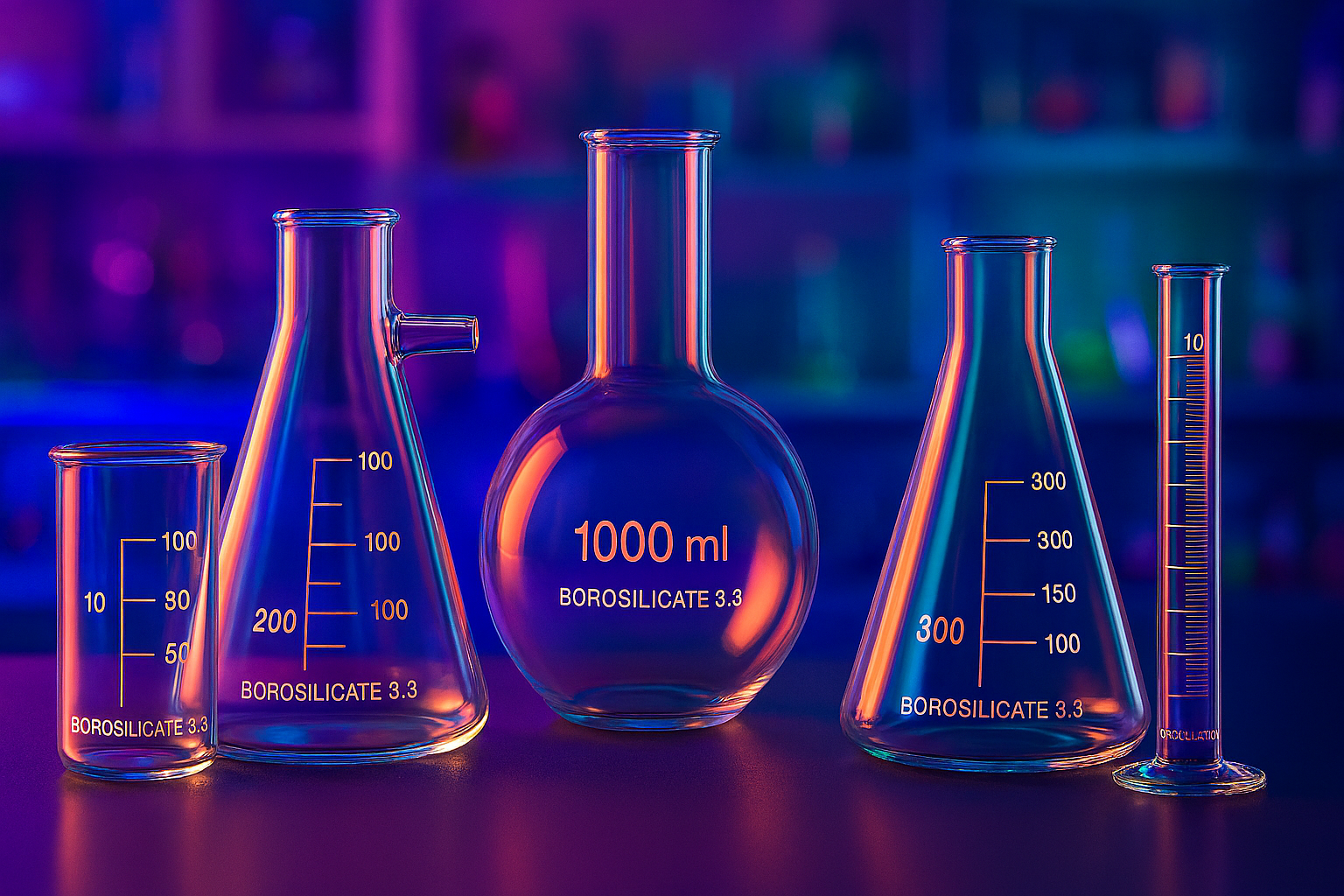 Borosilicate Glass 3.3 Laboratory Glassware Superior Choice