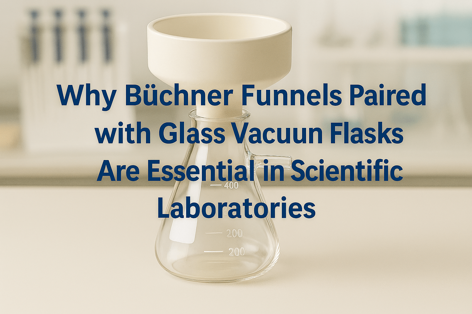Why Büchner Funnels Paired with Glass Vacuum Flasks Are Essential in Scientific Laboratories - TN LAB Supply